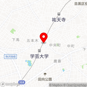 クレアスパーク 菱和パレス学芸大学駅前の地図