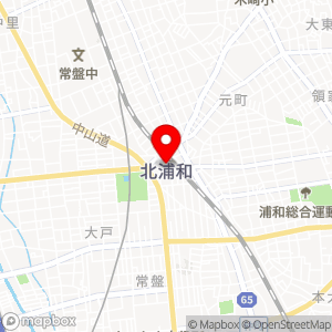 三井のリパーク 北浦和駅前の地図