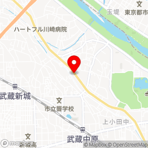 タイムパーキング 中原宮内の地図