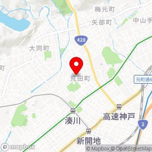 ローソン 荒田町三丁目店の地図