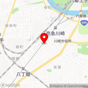 タイムズ 川崎駅東口の地図
