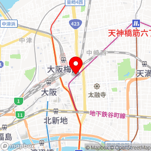 タイムズ 梅田角田町の地図