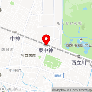 ファミリーマート 東中神駅前店の地図
