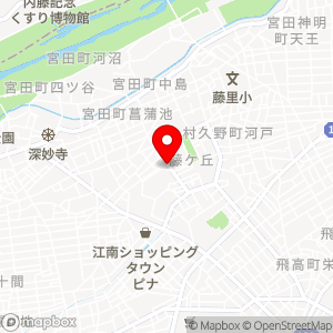 UR都市機構　江南団地西駐車場の地図