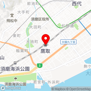 セブン-イレブン ハートインJR鷹取駅改札南口店の地図