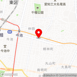 デイリーヤマザキ 名古屋池下店の地図