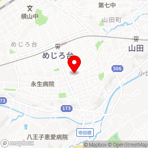 東都パーク 八王子めじろ台の地図