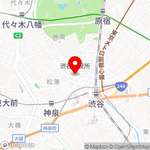 エコロパーク 渋谷BEAMの地図