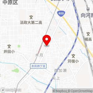 ローソン 川崎木月二丁目店の地図