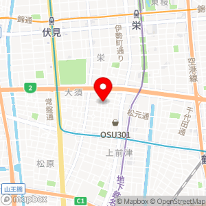 名鉄協商パーキング 大須第23の地図