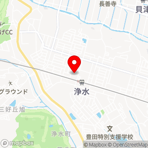 竜泉寺の湯 豊田浄水店の地図