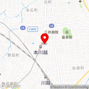 ファミリーマート 本川越駅前店の地図