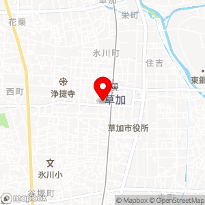 ダイエー 草加店の地図