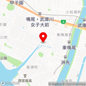 関西スーパー 鳴尾店の地図