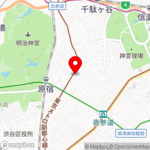 セブン-イレブン 渋谷原宿通り店の地図
