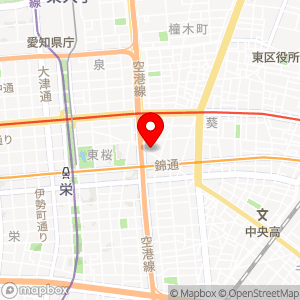 名鉄協商パーキング 東桜の地図