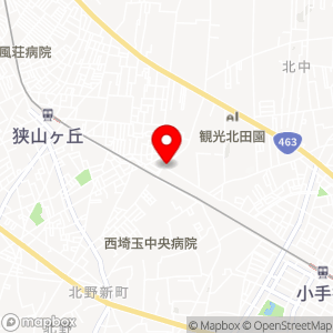 ファミリーマート 所沢東狭山ヶ丘店の地図
