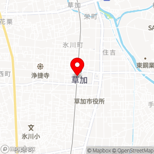 北野エース 草加ヴァリエ店の地図