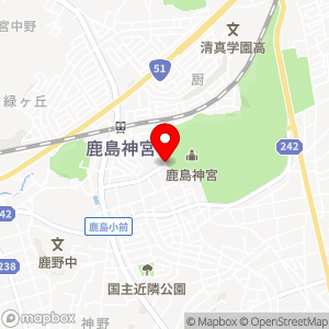 タイムパーキング 鹿島神宮前の地図