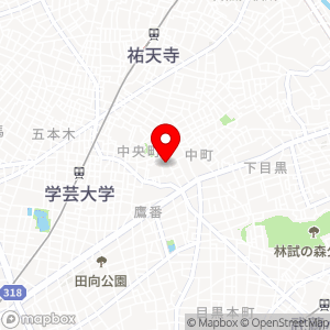 名鉄協商パーキング 目黒中央町1丁目の地図