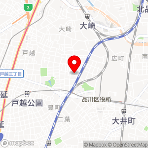 西品川温泉 宮城湯の地図