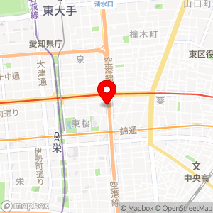 名鉄協商パーキング 東桜第3の地図