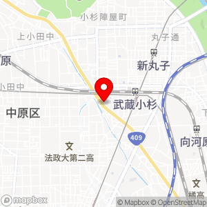 セブン-イレブン 川崎中原区役所前店の地図