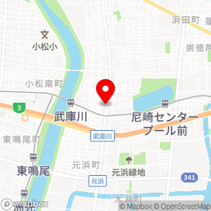 ファミリーマート 尼崎大庄西町店の地図