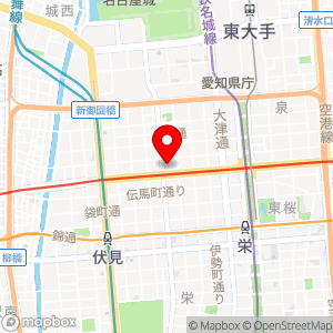 ローソンストア100 桜通本町店の地図