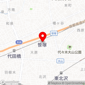 ローソン 笹塚駅前店の地図