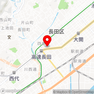 P-CLUB 長田三番町の地図