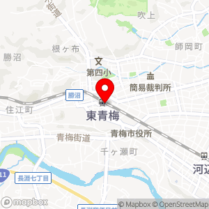 京王コインパーク 東青梅の地図