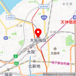 ローソン HA 阪急梅田2階店の地図
