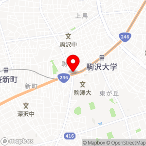 ファミリーマート 駒沢二丁目店の地図
