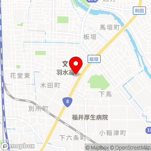 ヤスサキ グルメ館福井南店の地図