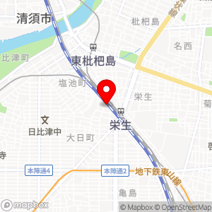 名鉄協商パーキング 栄生第9の地図