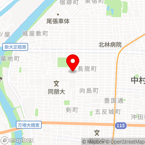 名鉄協商パーキング 長筬町6丁目の地図