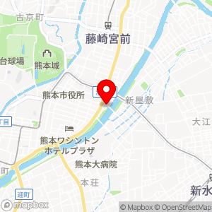 名鉄協商パーキング 熊本第1安政町の地図
