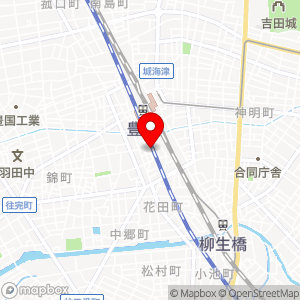 豊橋駅東月極駐車場の地図