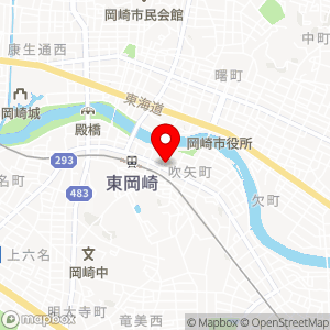 名鉄協商パーキング 岡崎吹矢町の地図