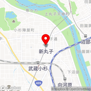 ファミリーマート 新丸子駅西口店の地図