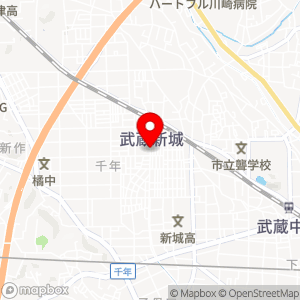セブン-イレブン 川崎武蔵新城南店の地図
