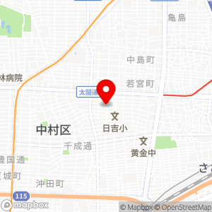 ファミリーマート 中村大宮町店の地図