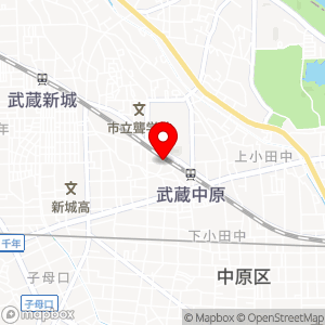 コインパーク 武蔵中原の地図