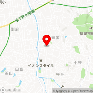 セブン-イレブン 福岡笹丘1丁目店の地図
