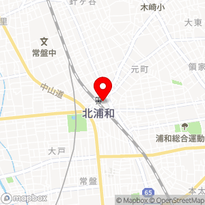 ファミリーマート 北浦和東口駅前店の地図