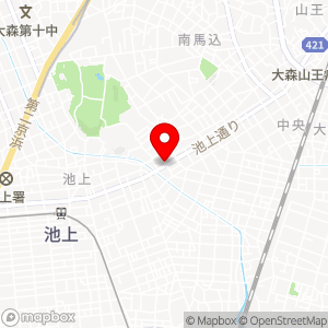 ファミリーマート 大田池上一丁目店の地図