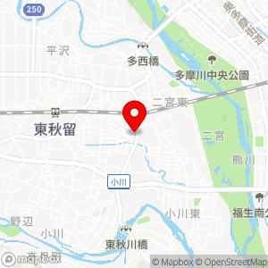 ローソン LTFあきる野二宮店の地図