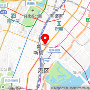 セブン-イレブン 新橋1丁目店の地図