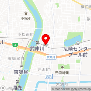 三井のリパーク 阪神武庫川駅東の地図
